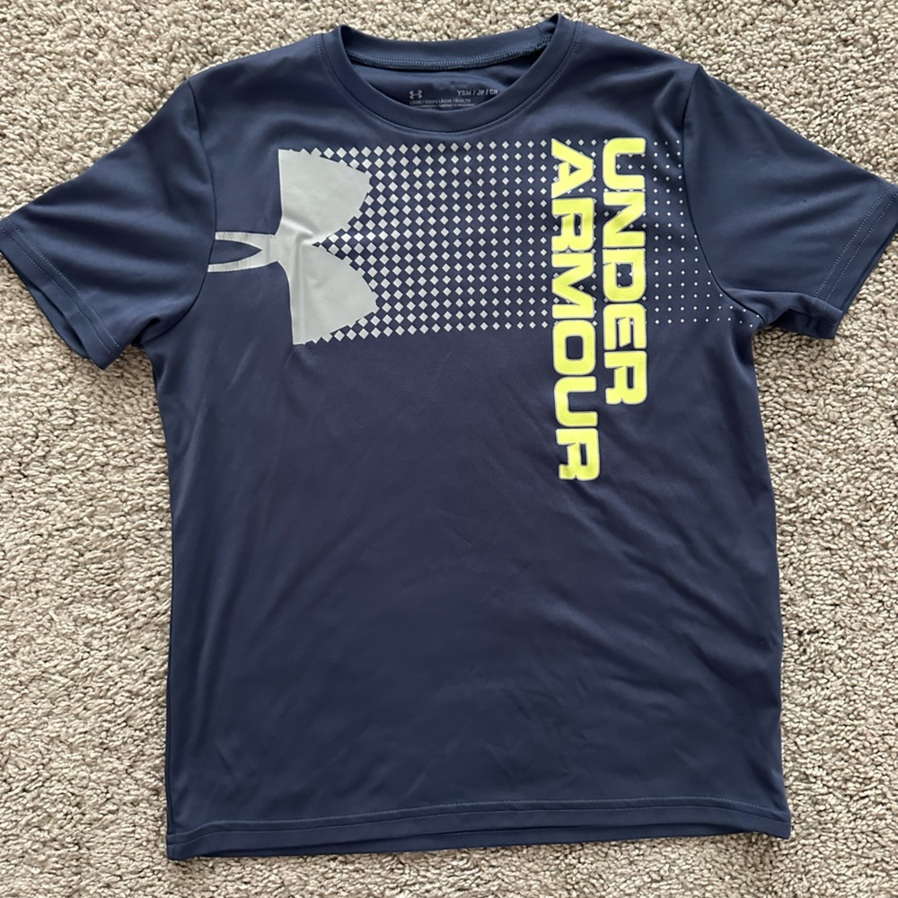 Under Armour Boys Tshirt YSM-Navy